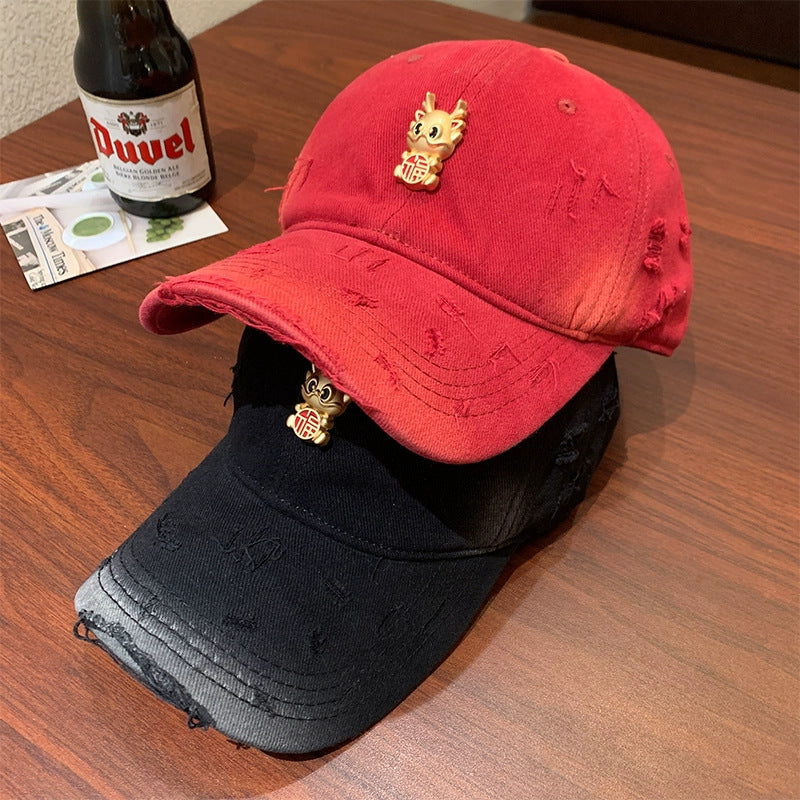 Women's Fun Embroidered Baseball Cap Bowlift