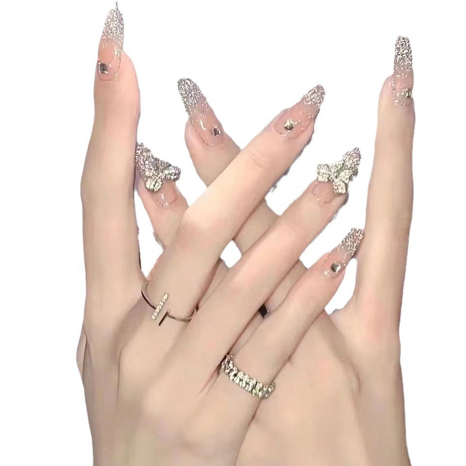 Artificial nails with elegant heart design Bowlift