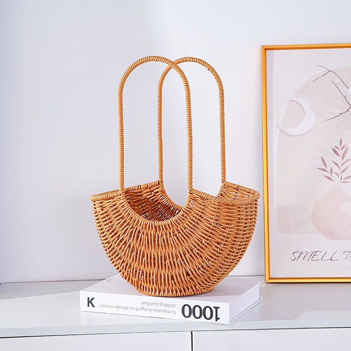 Stylish Woven Storage Basket Bowlift