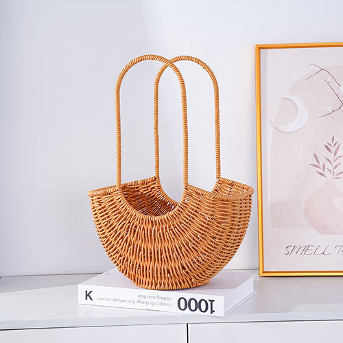 Stylish Woven Storage Basket Bowlift