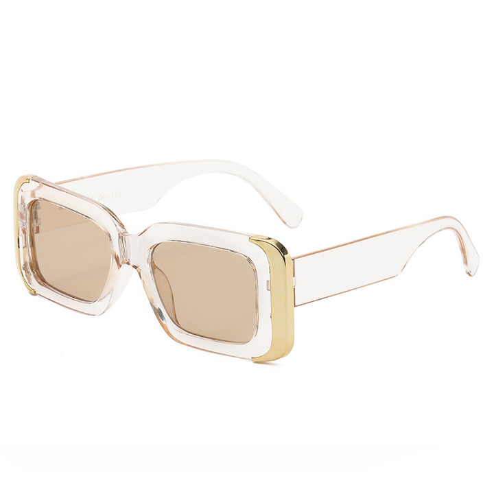 Women Oversized Sunglasses in Modern Animal Print Design Bowlift