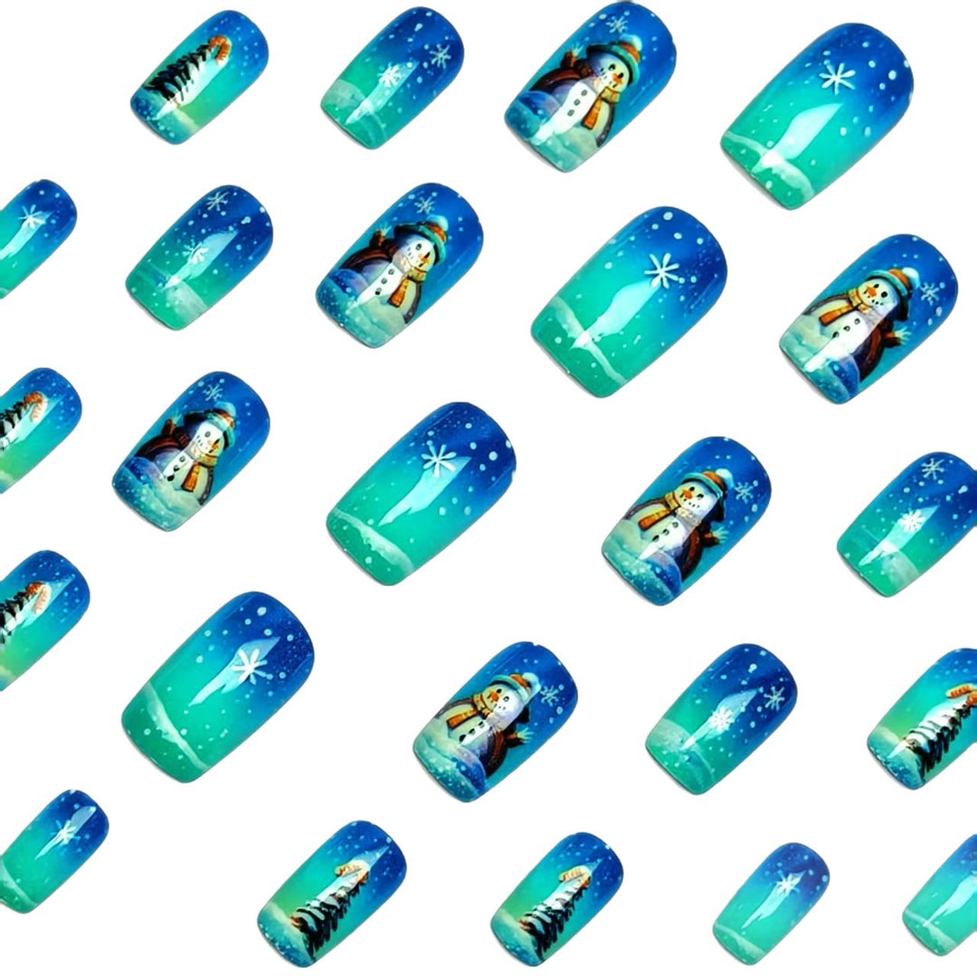 Winter Wonderland Themed Nail Art Bowlift