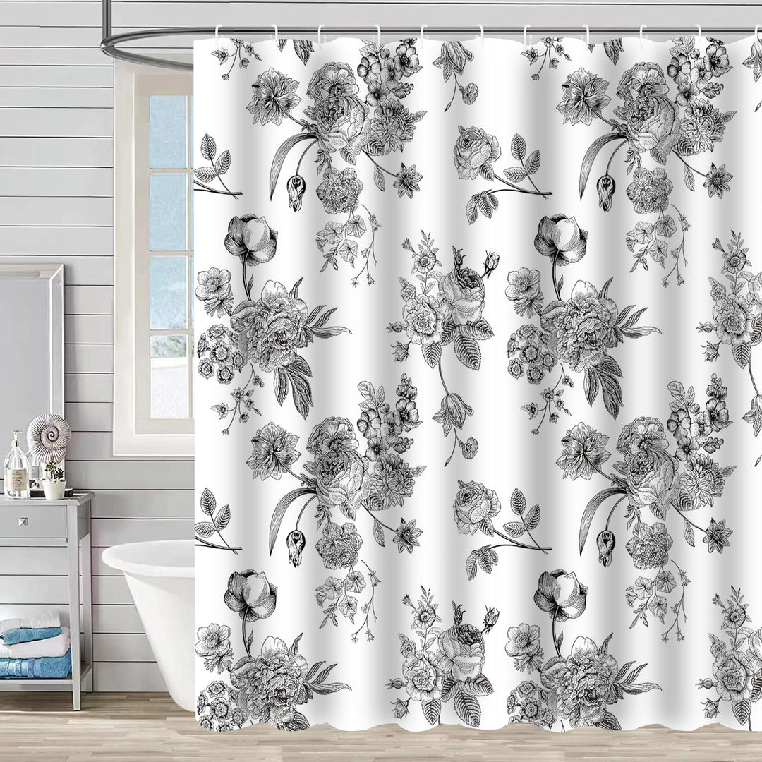 Botanical Garden Shower Curtain Bowlift