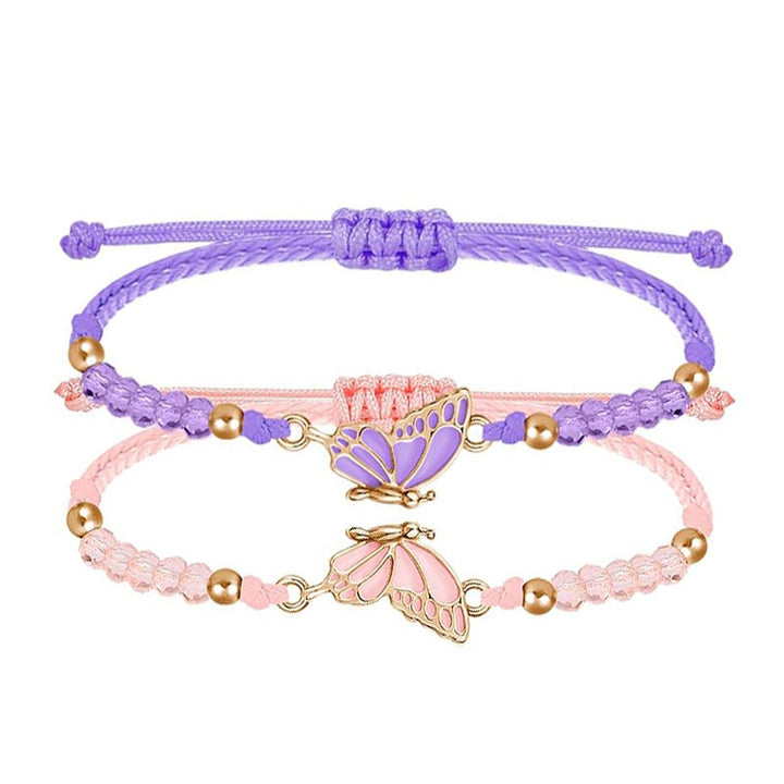 Butterfly Charm Necklace and Bracelet Set Bowlift