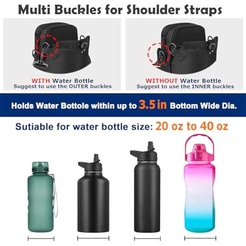Multifunctional shoulder bag with water-repellent material Bowlift