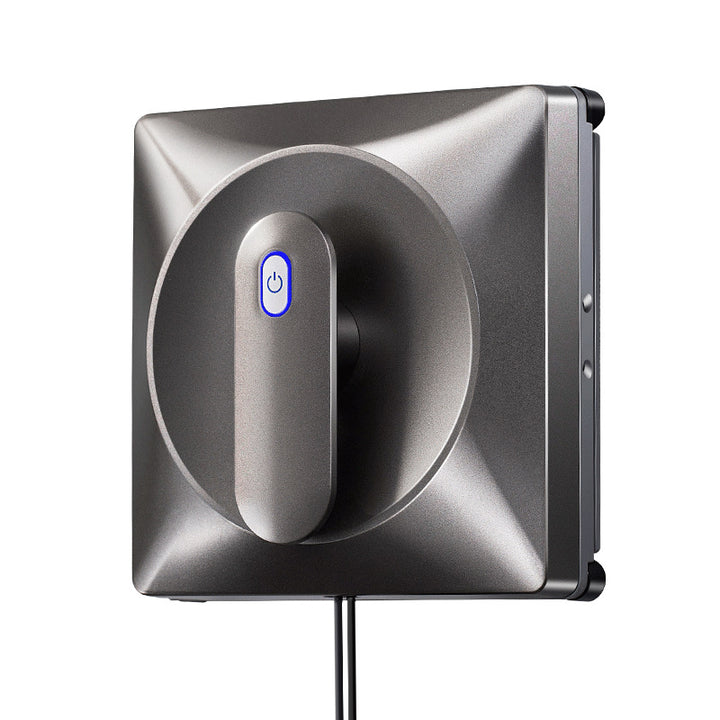 robotic window cleaner with dual spinning microfiber mops and spray function Bowlift