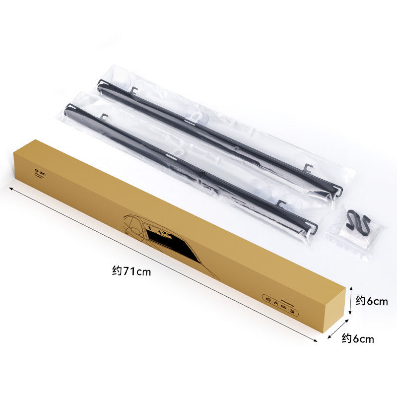 Unisex nan universal rain deflector set for side windows with mounting clips Bowlift