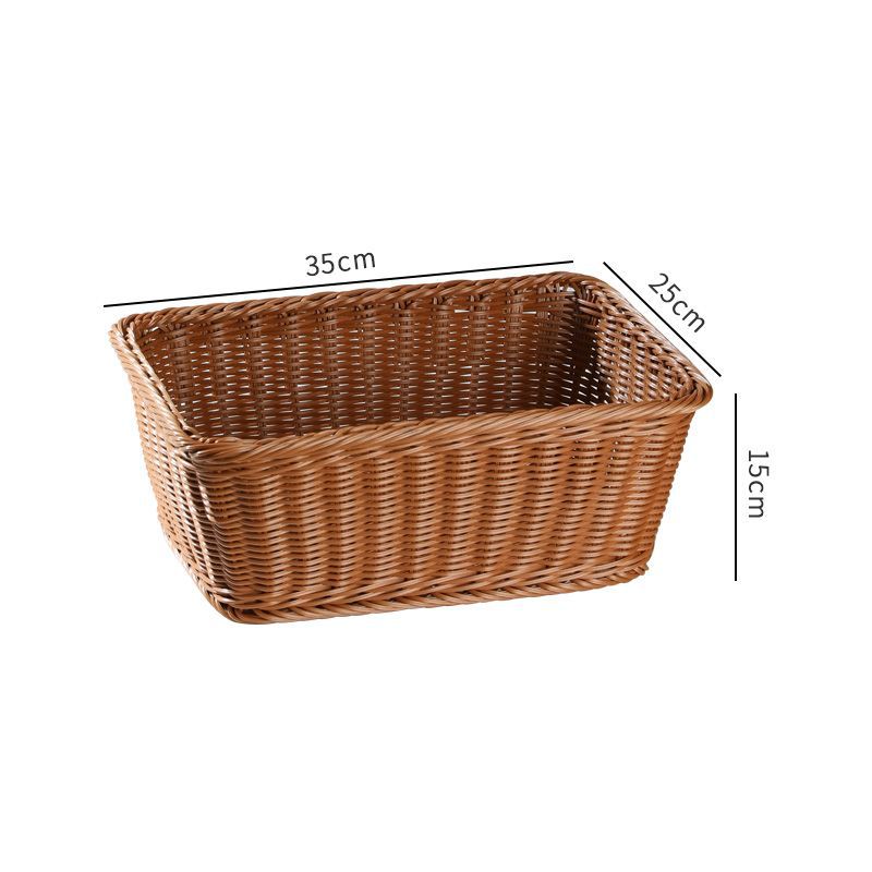 Large Rectangular Woven Storage Tray Bowlift