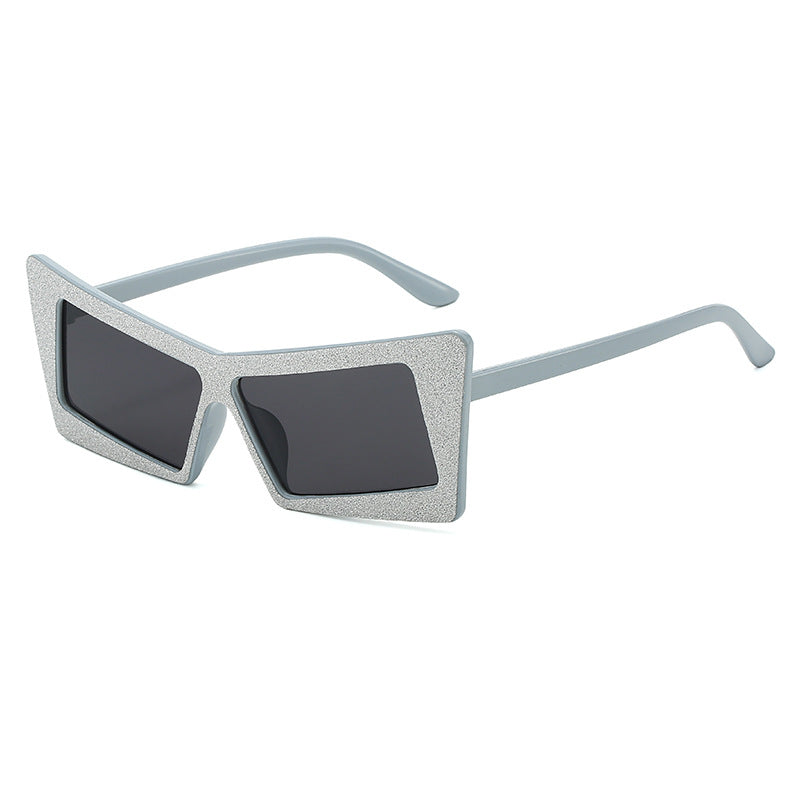 Women's geometric sunglasses with sparkling elements Bowlift