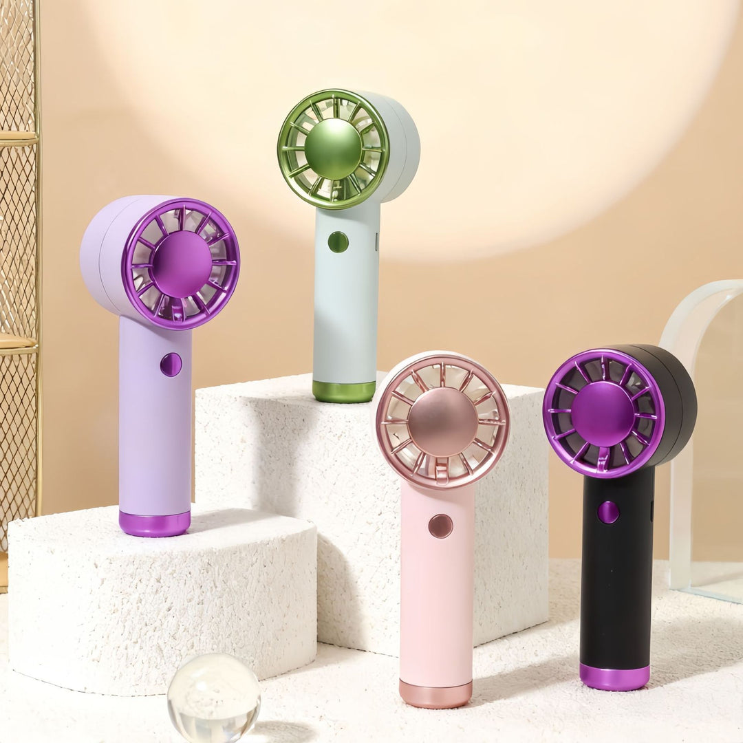 Women Portable Hand Fan with powerful battery technology and elegant design Bowlift
