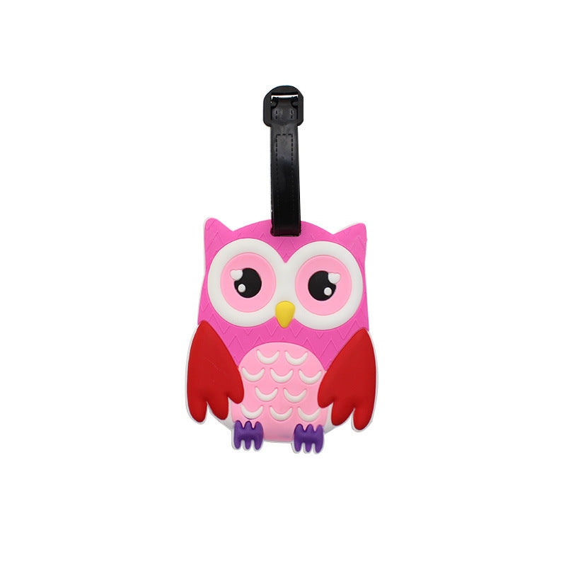 Unisex luggage tag in cute penguin design Bowlift