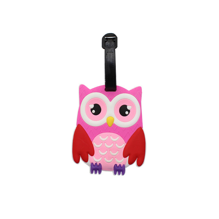 Unisex luggage tag in cute penguin design Bowlift