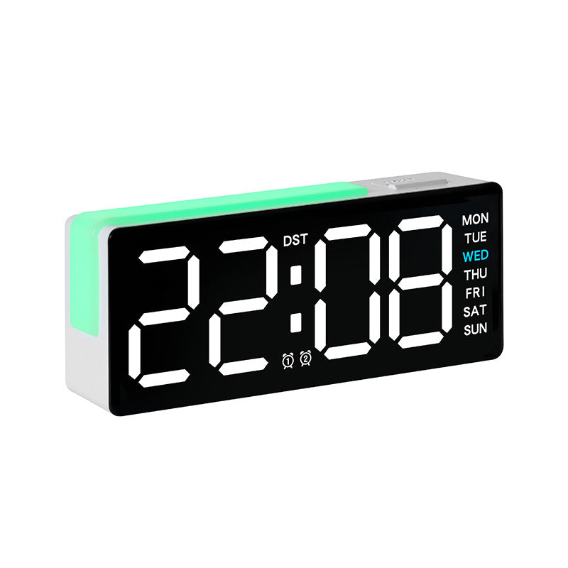 Digital Alarm Clock with Color Change Bowlift
