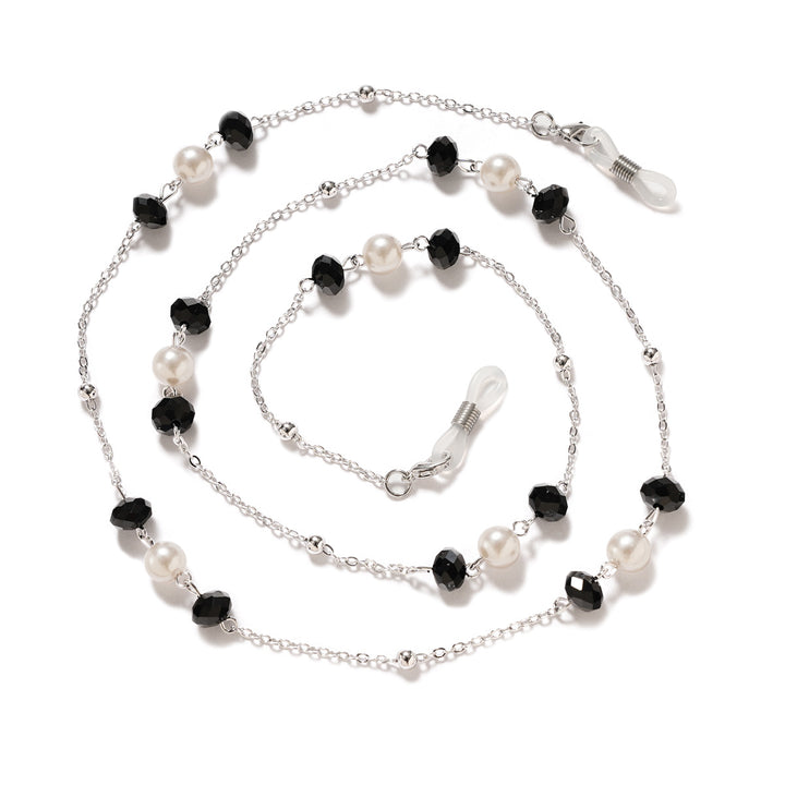 Elegant Pearl and Gemstone Eyewear Chain Bowlift