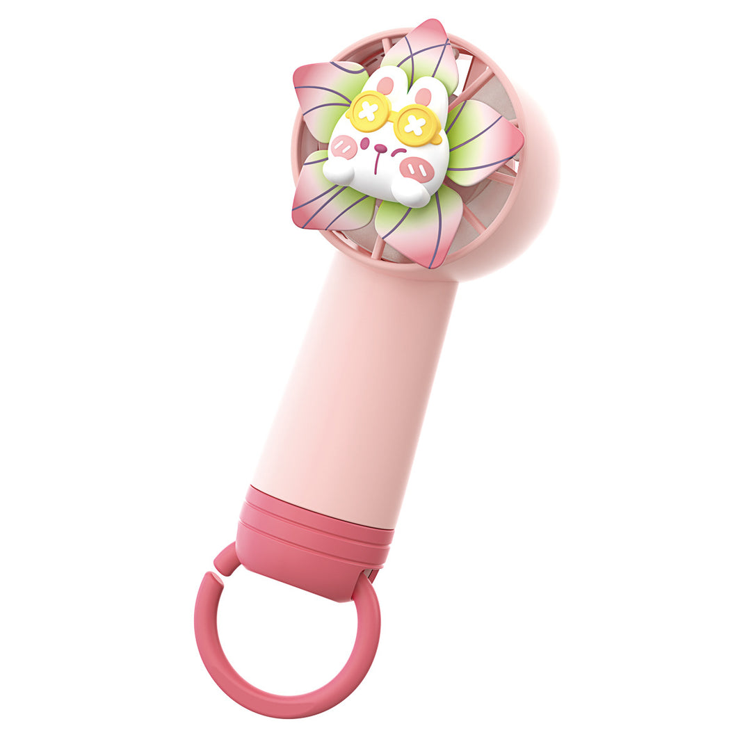 Women's portable mini fan in cute rabbit design Bowlift