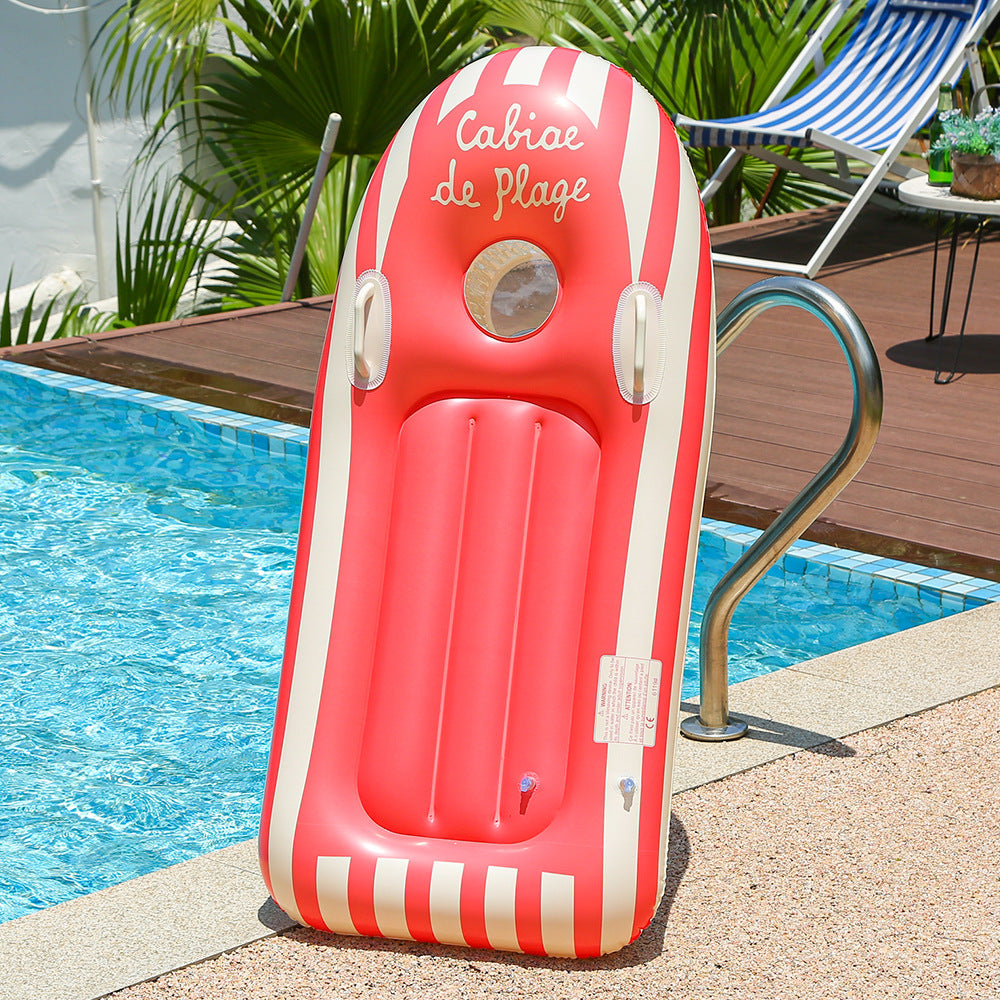 Women Inflatable Water Lounge with Side Handles Bowlift