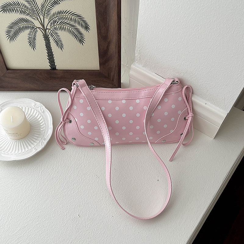 WoPolka Dot Pattern Mini Handbag Bowlift