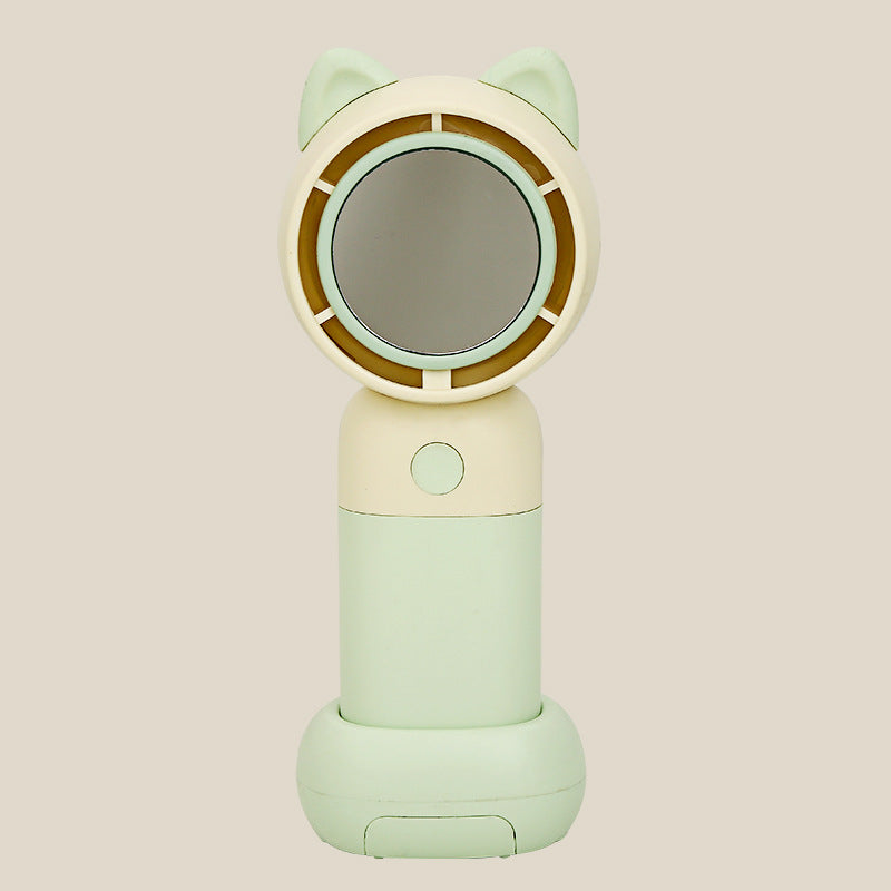 Ladies portable mini handheld fan with cat ears Bowlift