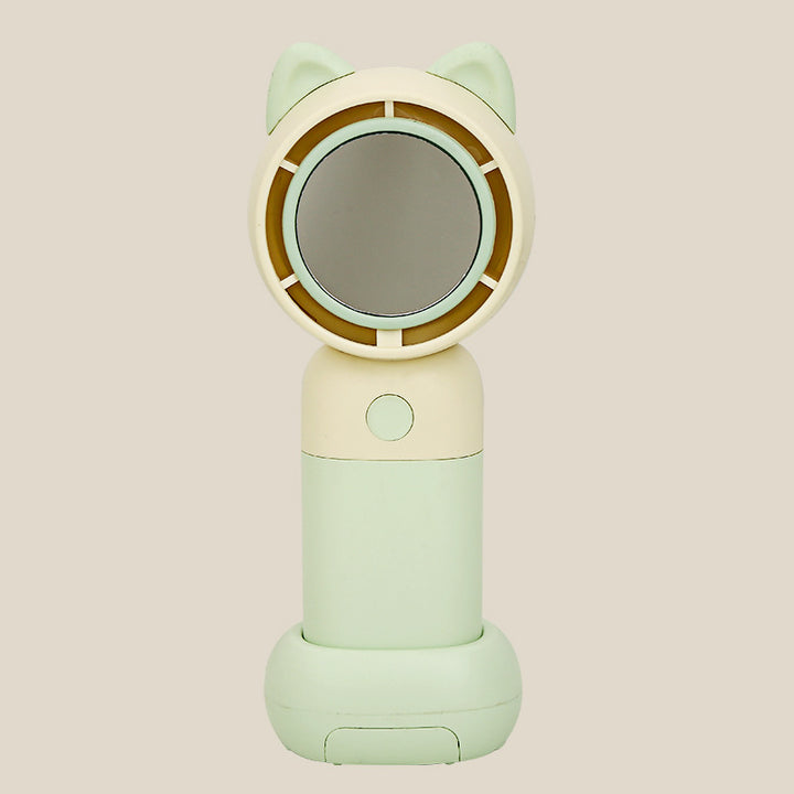 Ladies portable mini handheld fan with cat ears Bowlift