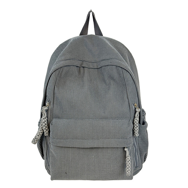 Textured Fabric Everyday Backpack Bowlift