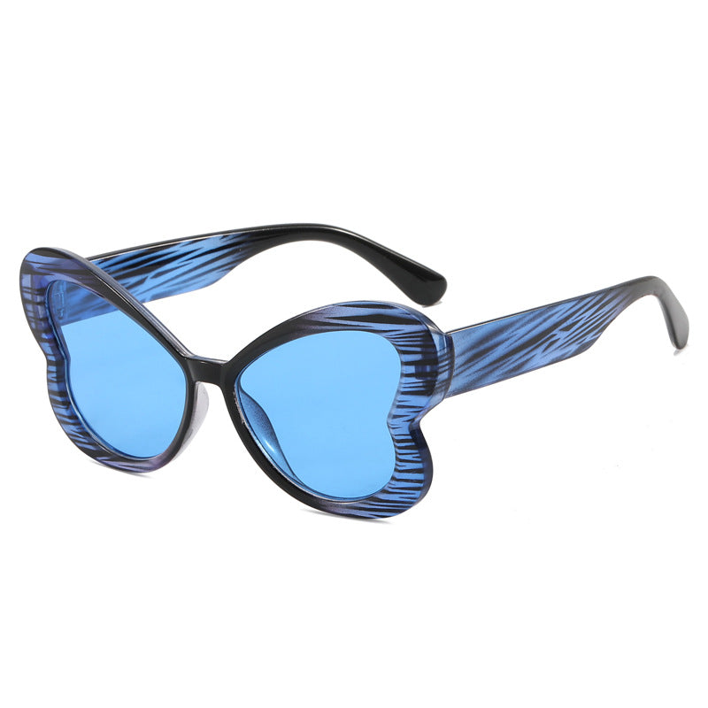 Women's oversized sunglasses in playful butterfly design Bowlift