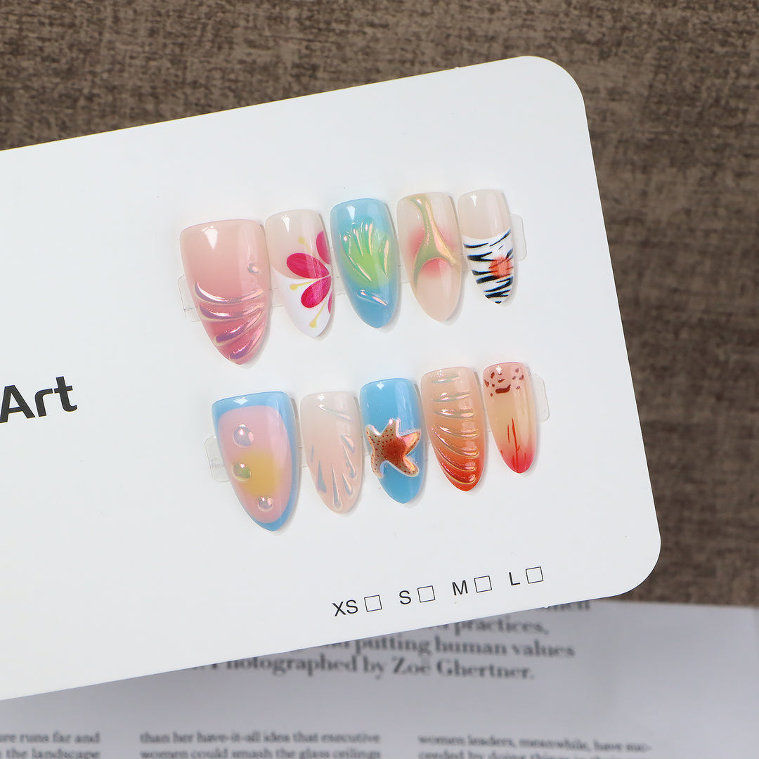 Thematic Press-On Nail Art Collection Bowlift