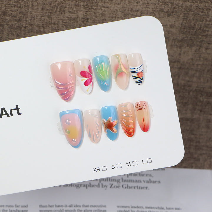 Thematic Press-On Nail Art Collection Bowlift
