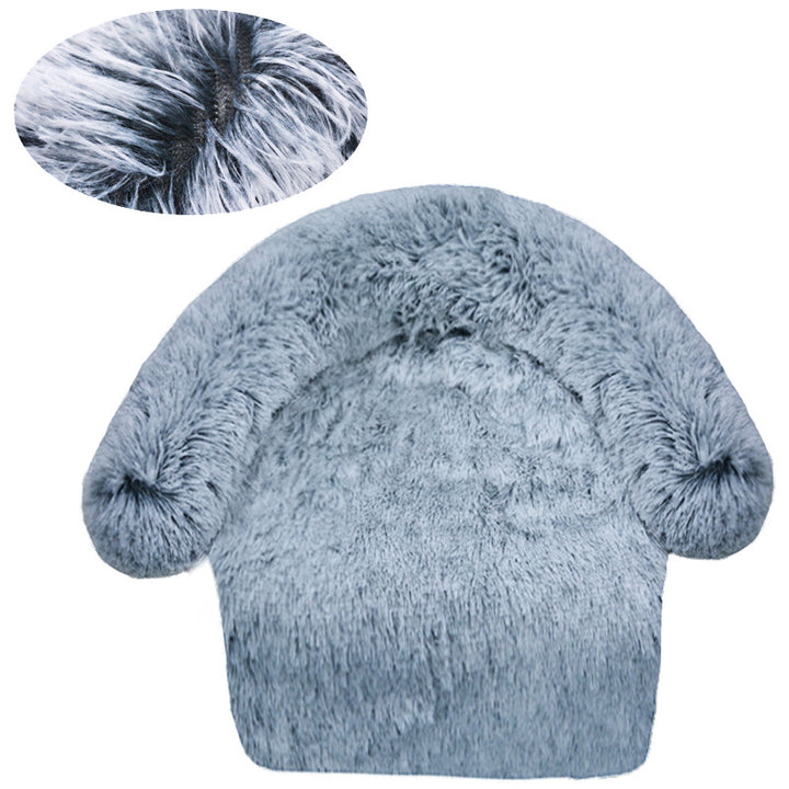 Fluffy Round  Sofa  Dog Bed