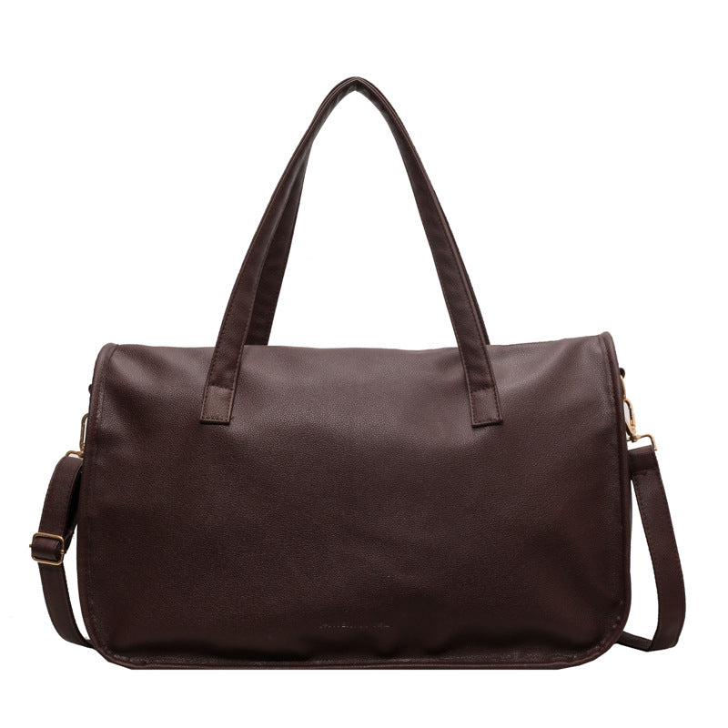 Elegant Tote Bag Made of High-Quality Faux Leather Bowlift