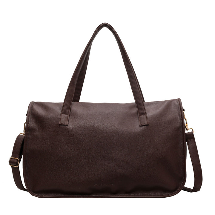 Elegant Tote Bag Made of High-Quality Faux Leather Bowlift