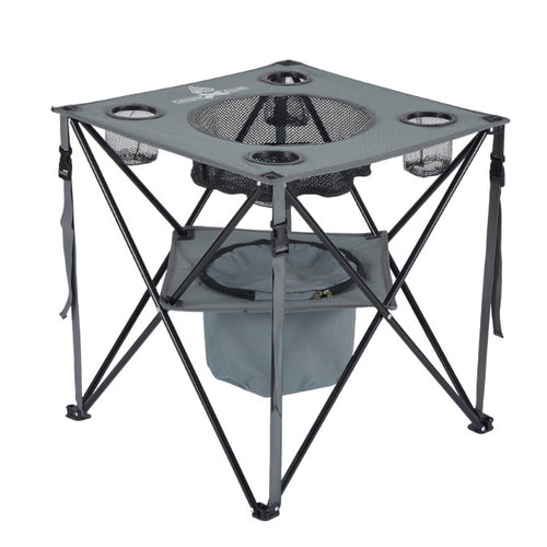 Folding table with cup holders Bowlift