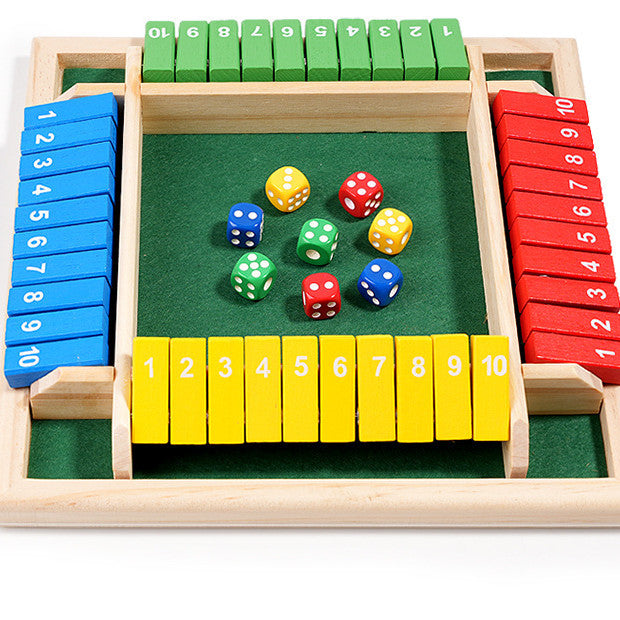 BowLift | "Shut The Box" game – Fun table math game for adults and children