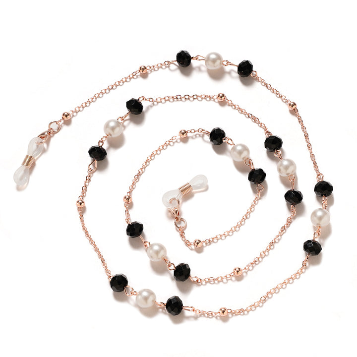 Elegant Pearl and Gemstone Eyewear Chain Bowlift
