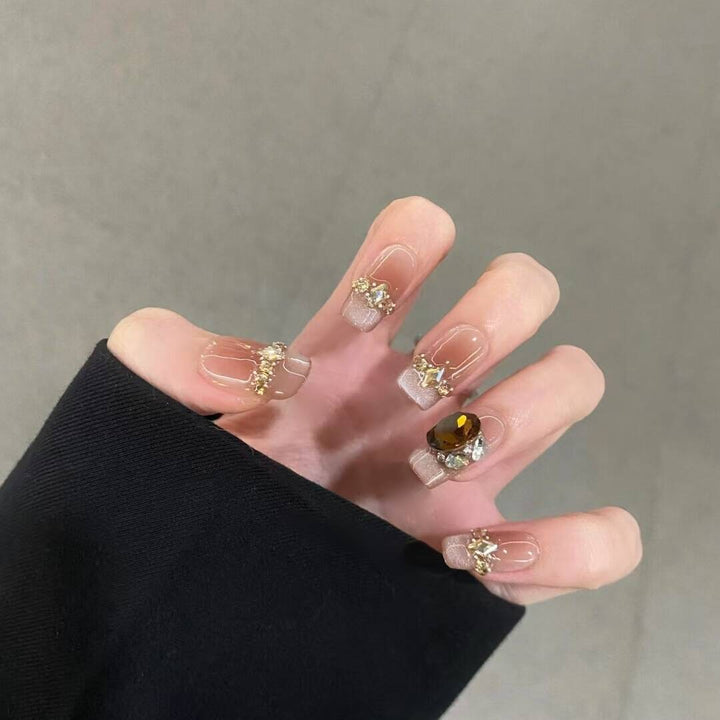 Decorative Press-On Nail Design Set Bowlift