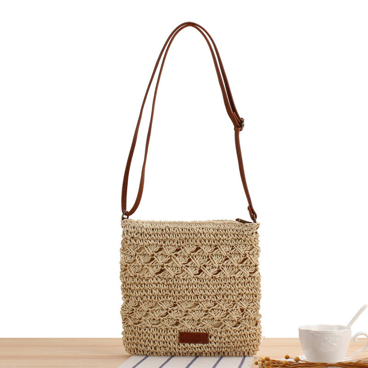 Handbag with Fashionable Braided Pattern Bowlift