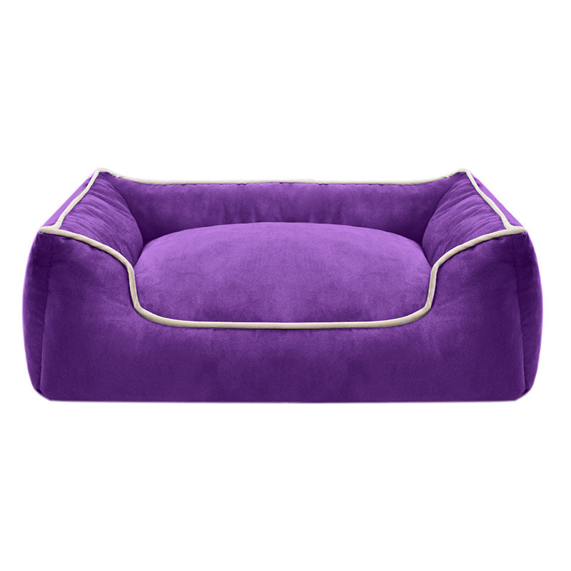 Premium Plush Bolstered Dog Bed