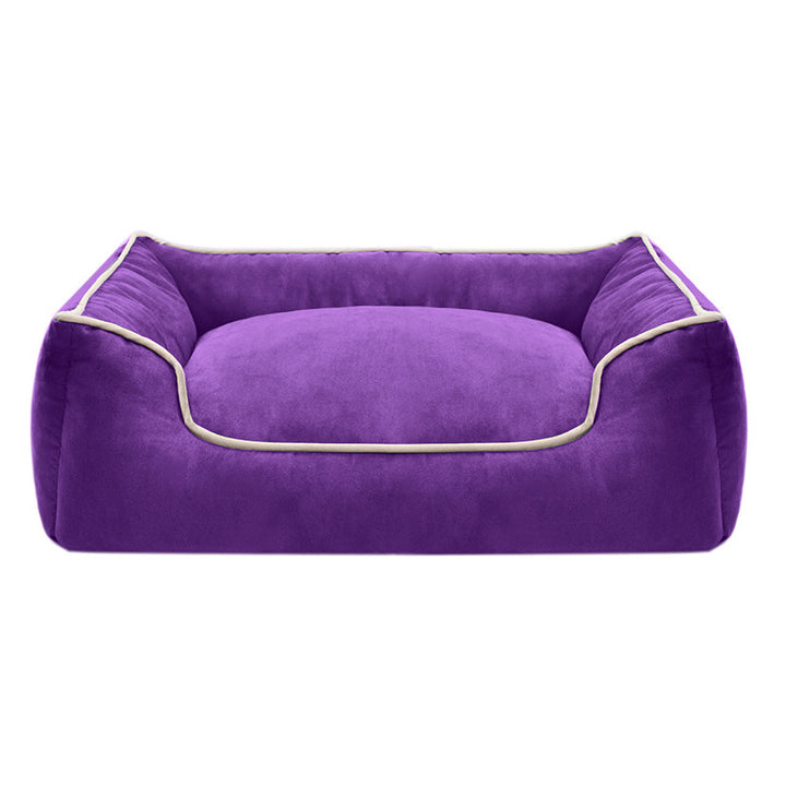 Premium Plush Bolstered Dog Bed