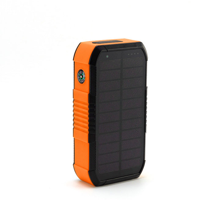 Solar-powered power bank with compass Bowlift