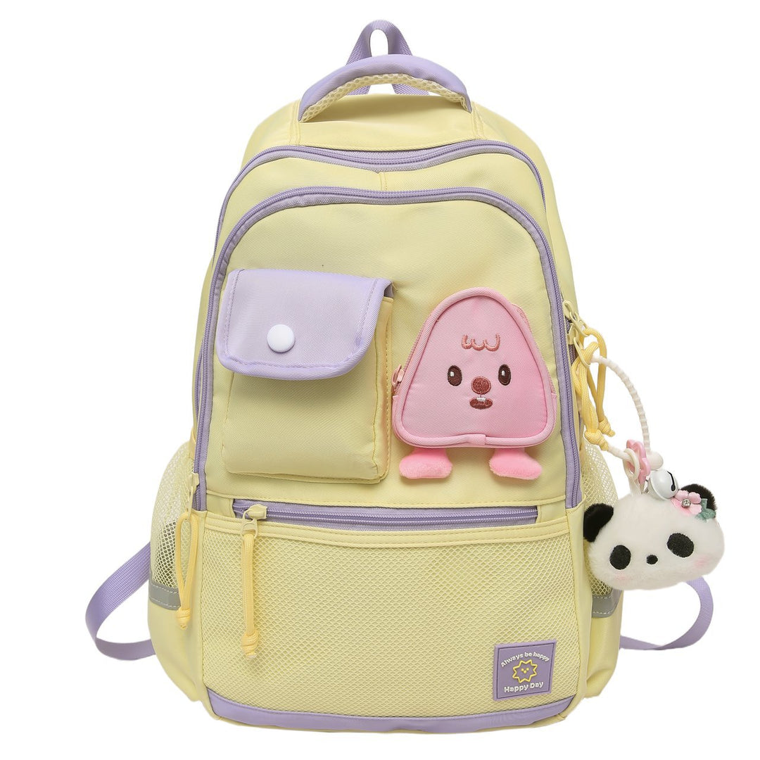 Children's backpack with playful animal motif and versatile compartments Bowlift