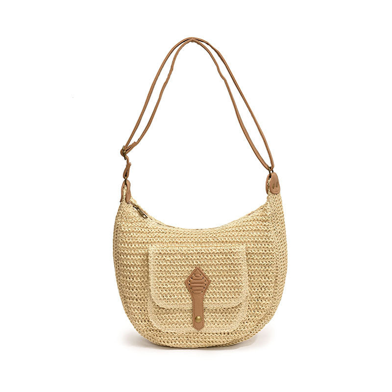Bucket bag made of fine natural fabric Bowlift