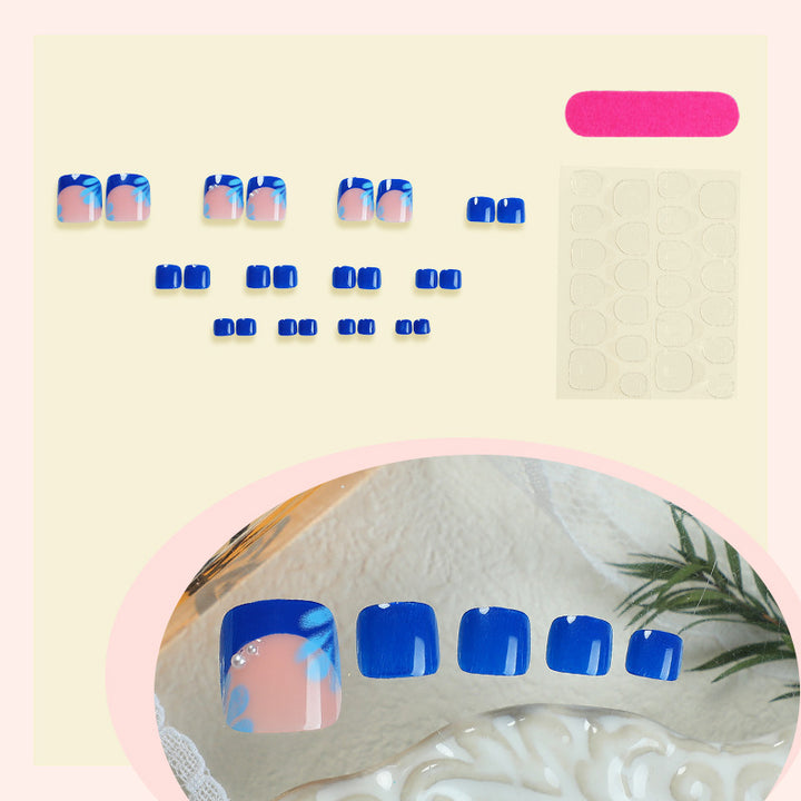 Creative nail set with floral design and colorful accents Bowlift