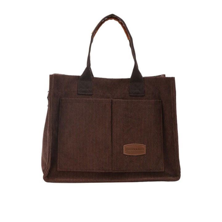 Versatile Corduroy Utility Tote Bowlift