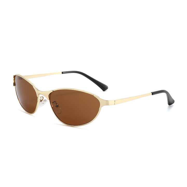 Women's stylish sunglasses in elegant oval design with UV protection Bowlift