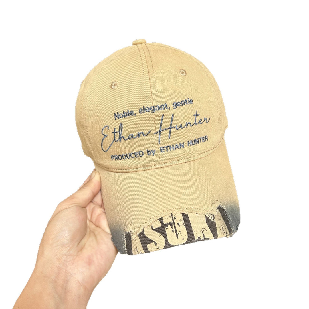 Men's Casual Vintage Embroidered Cap Bowlift