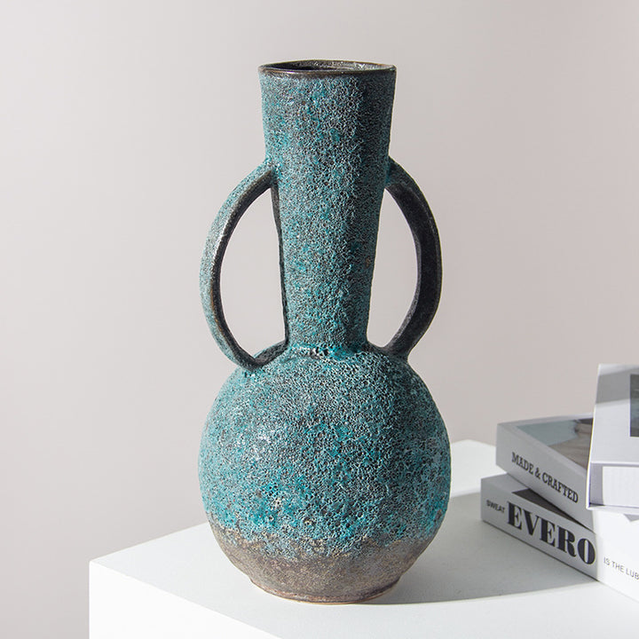 Textured Decorative Ceramic Vase
