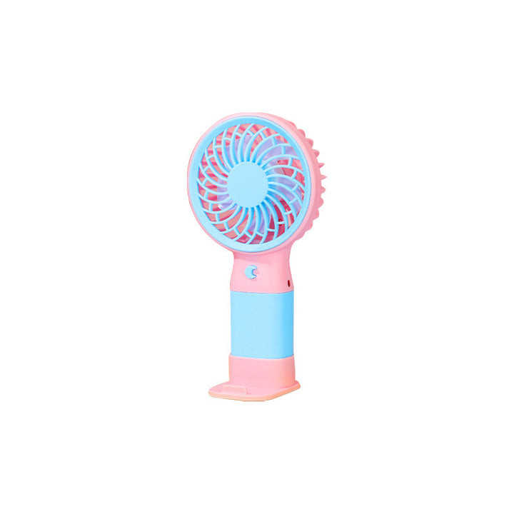 Unisex Portable Mini Hand Fan with Colorful Design Bowlift