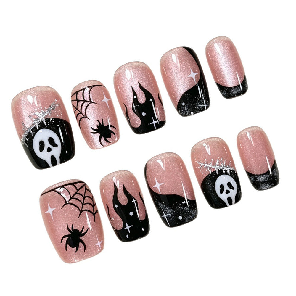 Halloween Theme Press-On Nail Set Bowlift