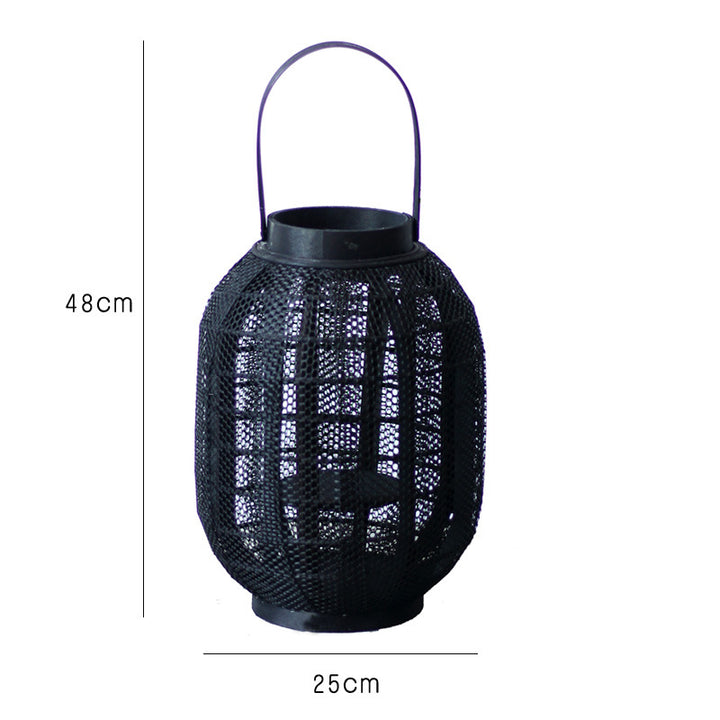 Decorative metal lantern with handle Bowlift