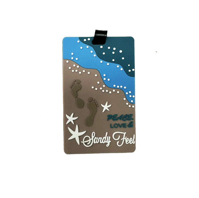 Whimsical Heart Balloon Luggage Tag Bowlift