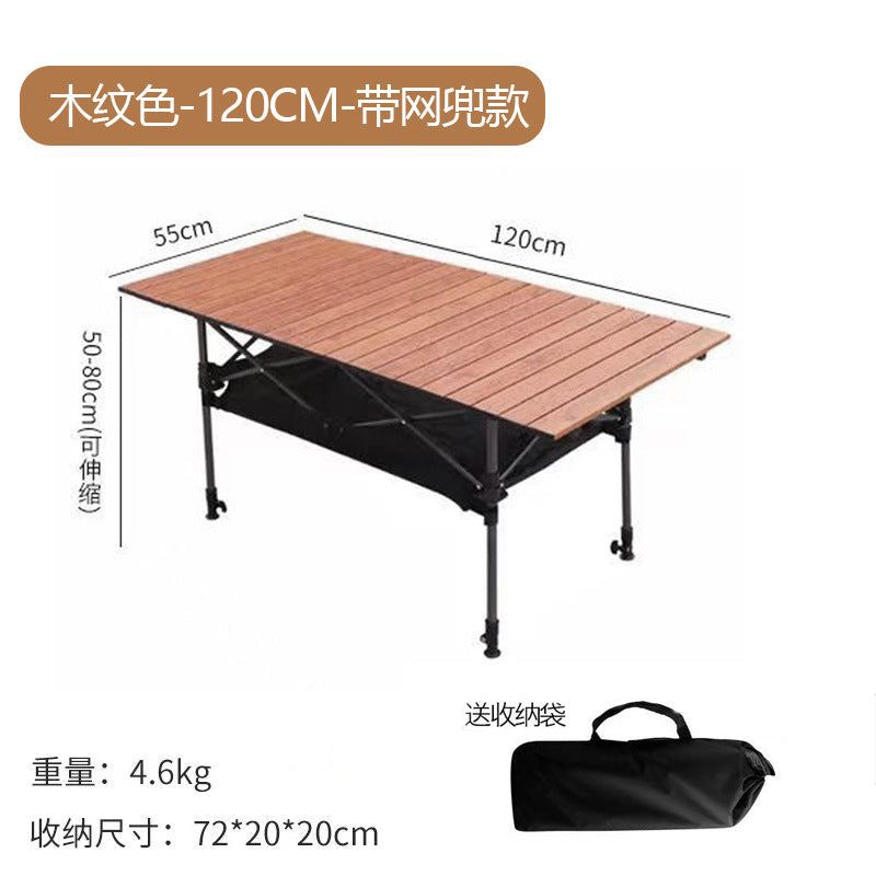 Folding Picnic Table With Adjustable Height Bowlift